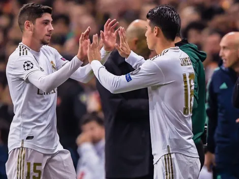 James Rodríguez volvió a la convocatoria, pero quedó relegado de la selfie