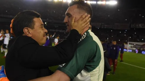 Marcelo Gallardo y Franco Armani, dos auténticos líderes.