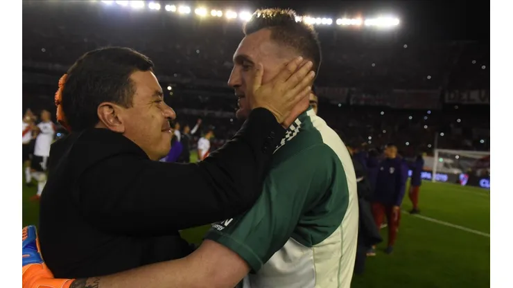Marcelo Gallardo y Franco Armani, dos auténticos líderes.