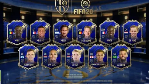 EA Sports revela el TOTY del FIFA 20 Ultimate Team