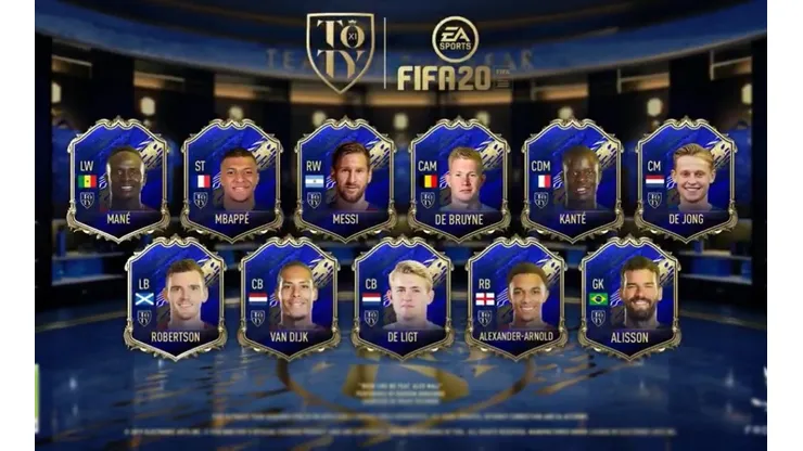EA Sports revela el TOTY del FIFA 20 Ultimate Team