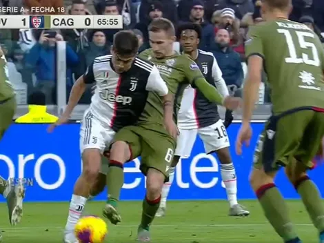 Dybala metió un jugadón, le hicieron penal y Cristiano lo cambió por gol