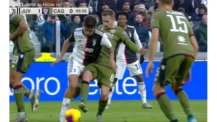 Dybala metió un jugadón, le hicieron penal y Cristiano lo cambió por gol