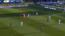 Pegale de donde quieras, Papu: desde afuera del área, la clavó al ángulo