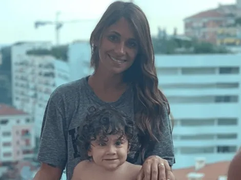 Antonela Roccuzzo subió una foto increíble de Ciro y Hulk