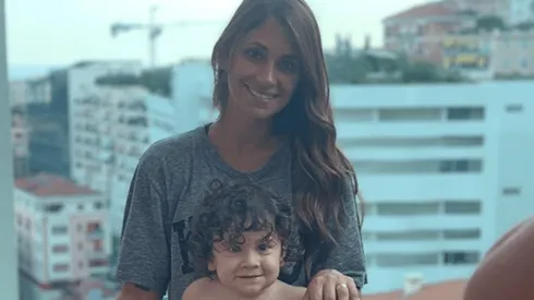 Antonela Roccuzzo subió una foto increíble de Ciro y Hulk