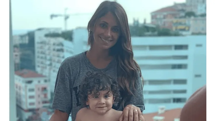 Antonela Roccuzzo subió una foto increíble de Ciro y Hulk