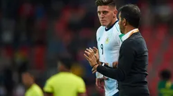 Bocha Batista, DT de la Sub 23: "Gaich tiene cosas de Lewandowski"