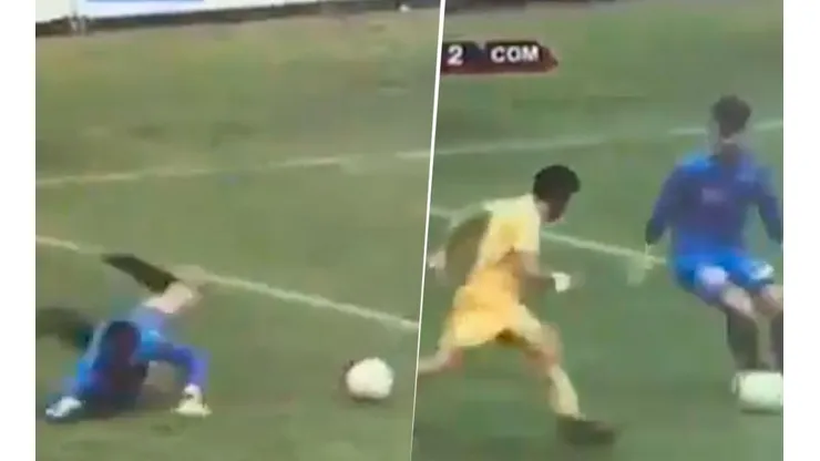 Llamen al manicomio: arquero demente hizo esto en el partido por la punta