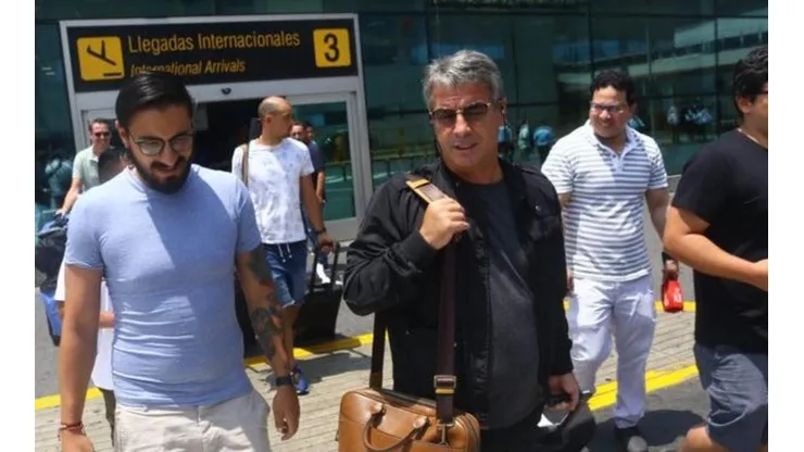 Bengoechea llegó a Lima para hacer la pretemporada con Alianza Lima.