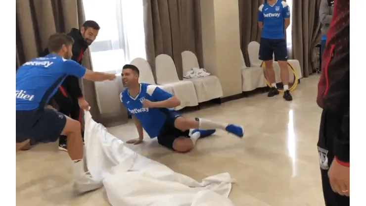 Los jugadores de Leganés realizan estas actividades antes de los partidos.
