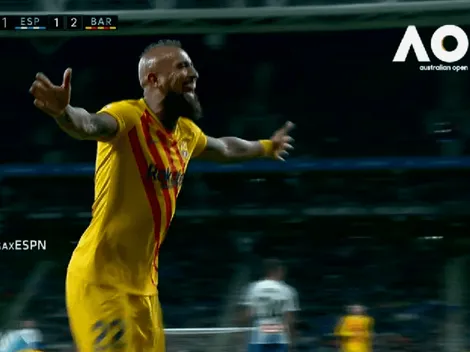 Centro mágico de Suárez y cabezazo letal de Vidal para que Barcelona lo dé vuelta