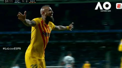 La sonrisa de Arturo Vidal lo dice todo.