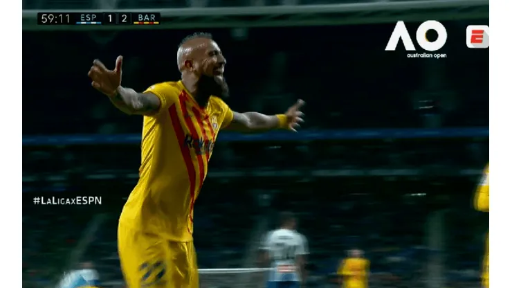 La sonrisa de Arturo Vidal lo dice todo.