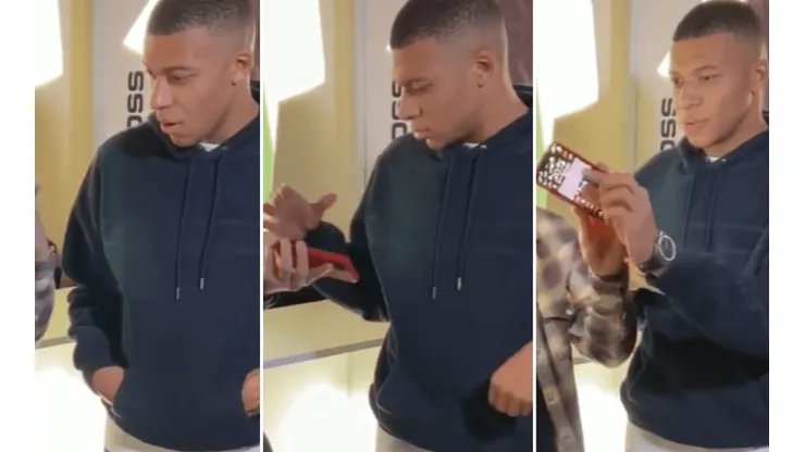 No lo podía creer: Mbappé quedó impresionado con un truco de magia