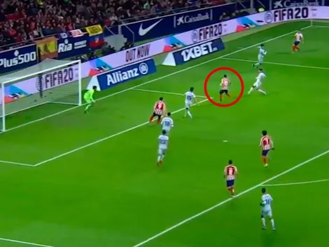 Correa abrió el año con una definición 5 estrellas para el 1 a 0 del Atlético