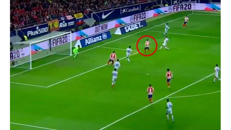 Correa abrió el año con una definición 5 estrellas para el 1 a 0 del Atlético