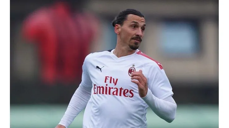 Zlatan Ibrahimovic en su vuelta a Milan.