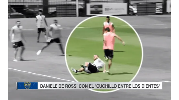 El Tano con todo abajo en su primer entrenamiento de 2020.