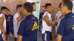 Que frío, Fabra: Russo fue a saludarlo y el colombiano casi que lo ignoró