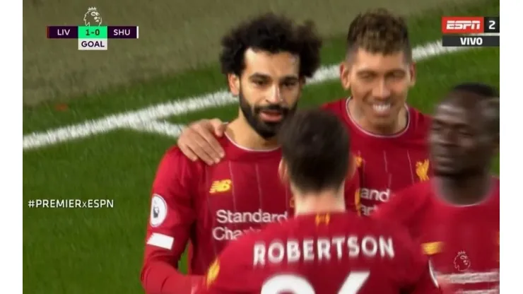 Liverpool tardó tres minutos en hacer su primer gol en 2020