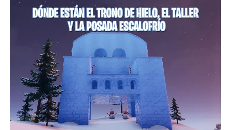 Registra cajas de munición en el Taller, la Posada Escalofrío o el Trono de Hielo en Fortnite