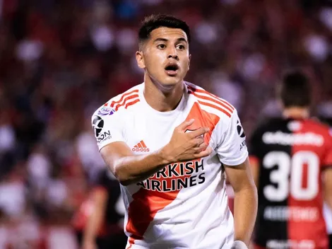 El comentario de Exequiel Palacios a un posteo de River en Instagram