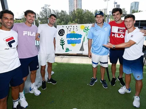 El Team Argentina está manija por comenzar su participación en la ATP Cup