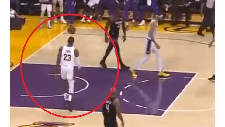 Fírmalo, Beckham: LeBron mostró sus dotes de futbolista en pleno juego