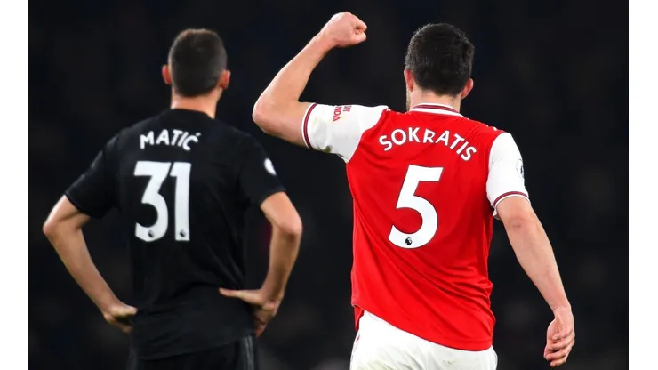 Sokratis marcó el segundo gol del partido.