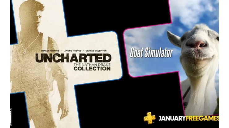 Uncharted y GOAT Simulator son los juegos gratuitos de PS Plus enero 2020
