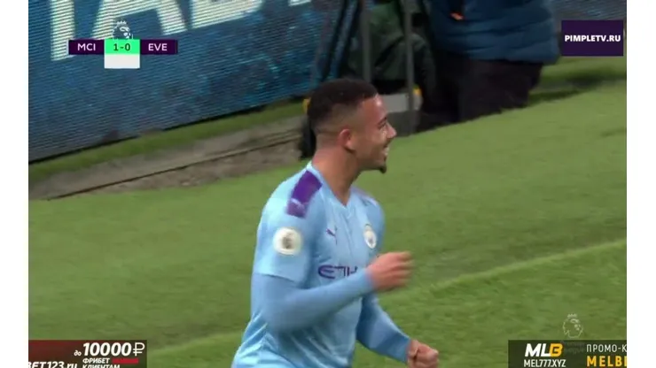 Gabriel Jesús, on fire: doblete con el City en seis minutos