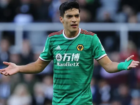 Raúl Jiménez no pudo comenzar el 2020 con el pie derecho