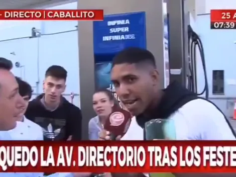 Trolleó a Boca: le pusieron el micrófono y gritó lo que se están imaginando