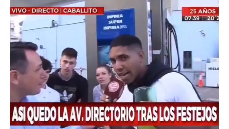 Trolleó a Boca: le pusieron el micrófono y gritó lo que se están imaginando