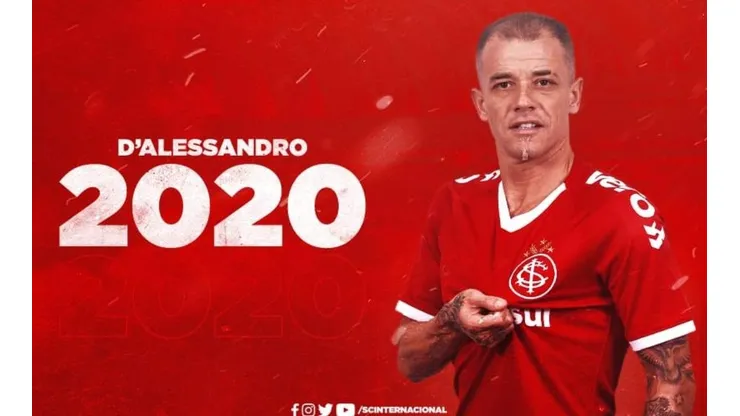Hay Cabezón para rato: D'Alessandro renovó con el Inter de Porto Alegre