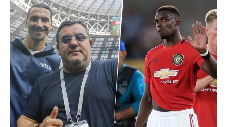 El agente de Pogba ataca al United: "Arruinarían a Maradona, Pelé y Maldini"