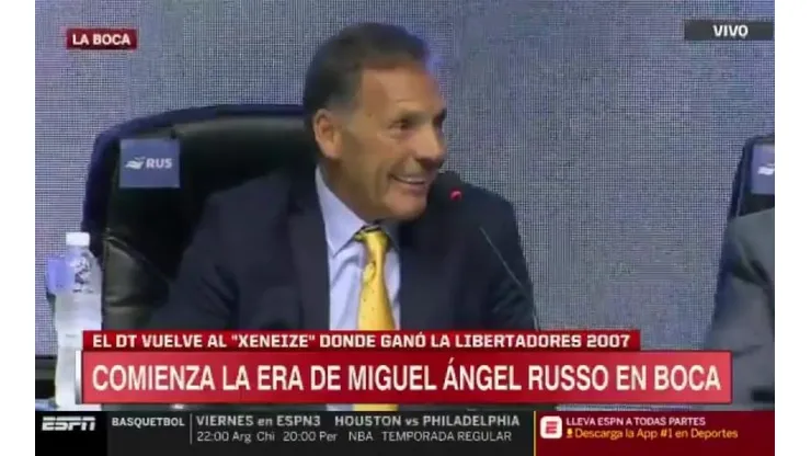 Miguel Ángel Russo: "Ojalá me toque ganar la Copa Libertadores"