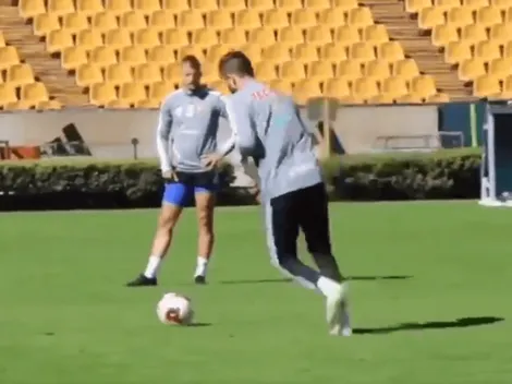 Gignac prometió y cumplió con un golazo en la práctica