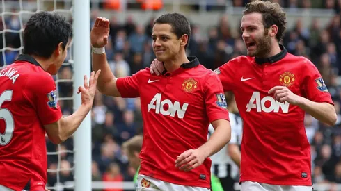 Chicharito, entre los mayores goleadores del United en la última década
