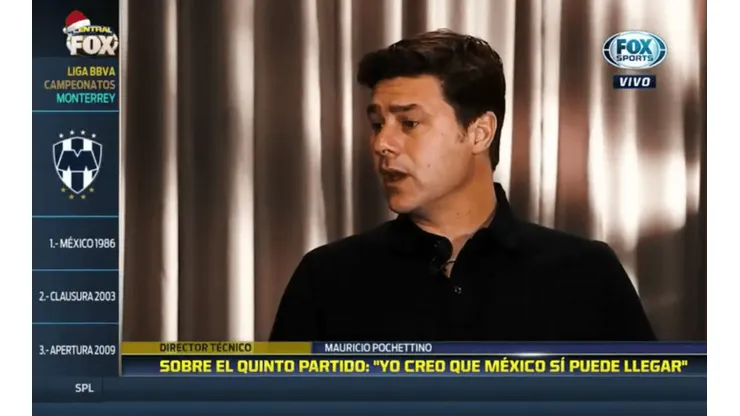 Pochettino alabó el trabajo de Martino en México