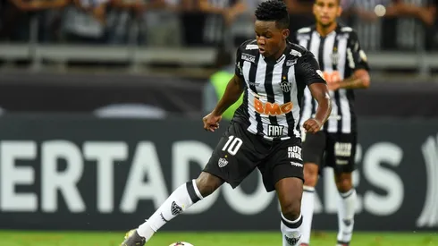 'Juanito' Cazares en un partido de Atlético Mineiro.