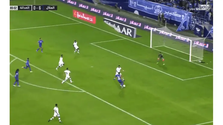 Carrillo marcó el séptimo gol del partido del Al Hilal.