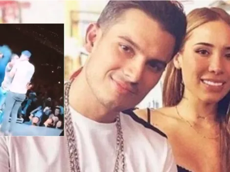 Pipe Bueno besó a una fanática frente a Luisa Fernanda W que tuvo épica reacción