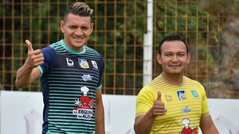 Carlos Garcés, delantero y capitán de Delfín.