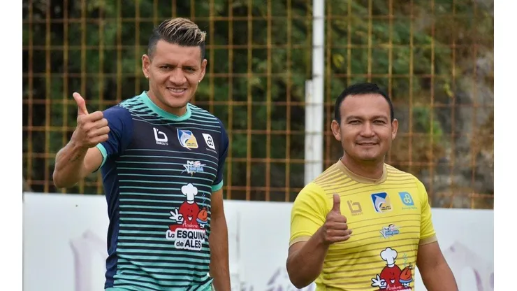 Carlos Garcés, delantero y capitán de Delfín.