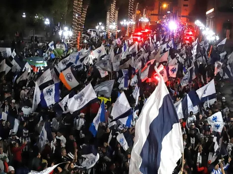 ¡Una fiesta! Los festejos de la afición de Rayados en las calles de Monterrey