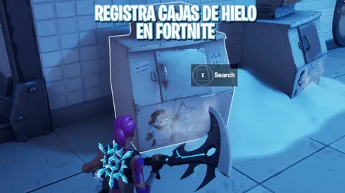 Como y donde encontrar las cajas de hielo en Fortnite