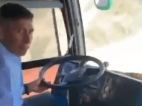 Video: Nairo se animó a conducir una flota y dejó ver sus habilidades de chofer