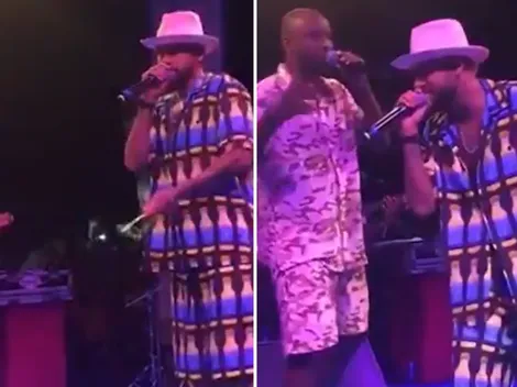 Le encanta la fiesta: Neymar se subió al escenario y cantó con una banda